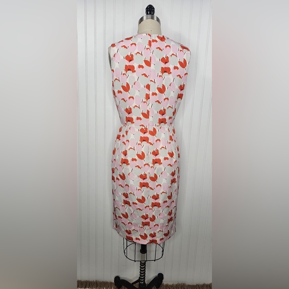 Black Halo Women Floral Sleeveless Midi Dress‎ Size 8 - Picture 7 of 11